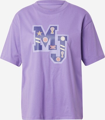 T-shirt Jordan en violet : devant