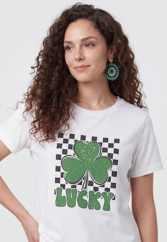 usha FESTIVAL - Camiseta 'Irish' en blanco