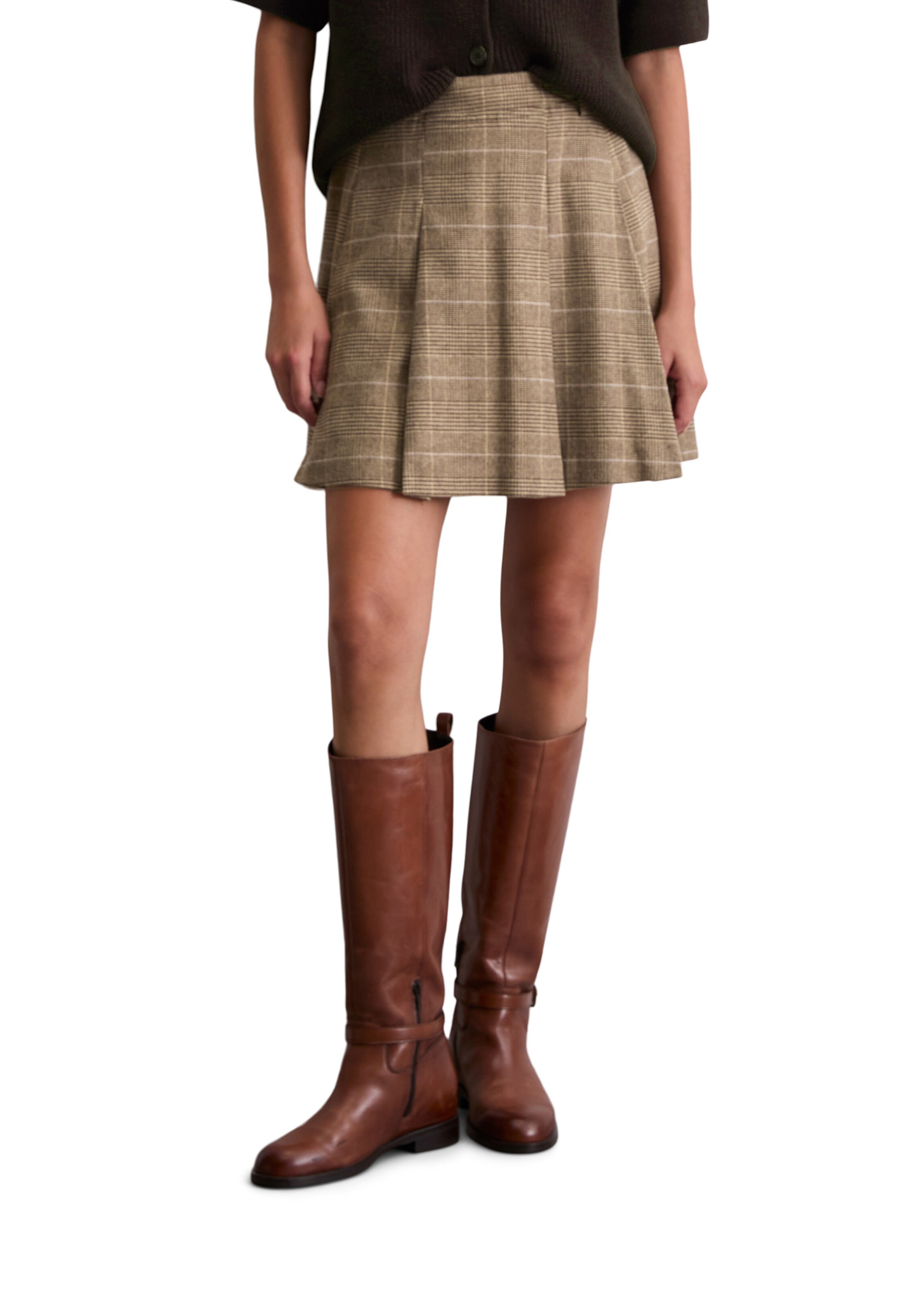 Marc O'Polo Rok in Beige: voorkant