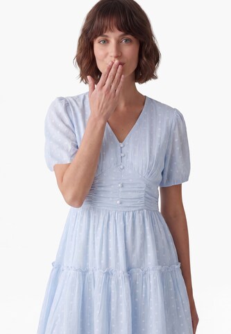Usha Jurk in Blauw