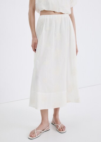 MANGO Rock 'Cayote' in Weiß: Vorderseite