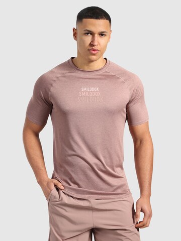 T-Shirt ' Powerfit Triple ' Smilodox en gris : devant