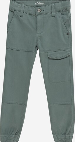 s.Oliver Tapered Pants in Green: front