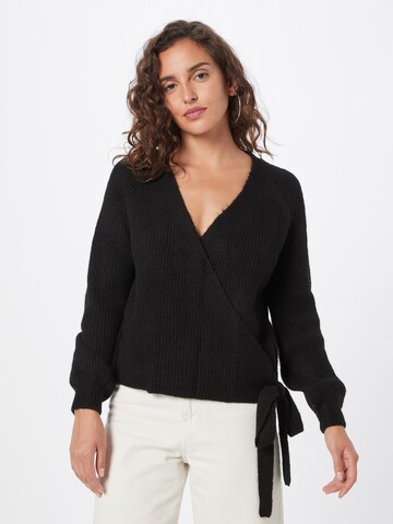 ONLY Knit cardigan 'Mia' in Black: front