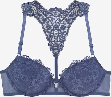 LASCANA Push-up BH in Blau: predná strana