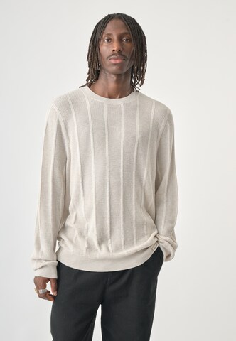 Cleptomanicx Pullover in Beige: Vorderseite