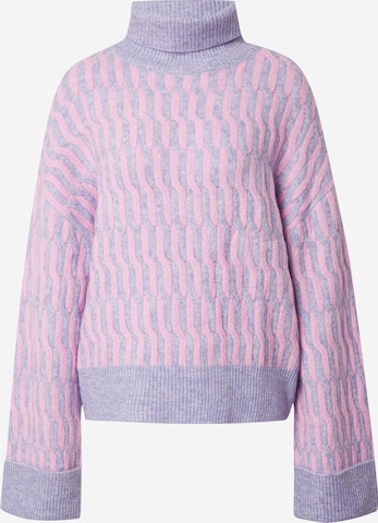 florence by mills exclusive for ABOUT YOU Sweater 'Water colour' in Purple: front