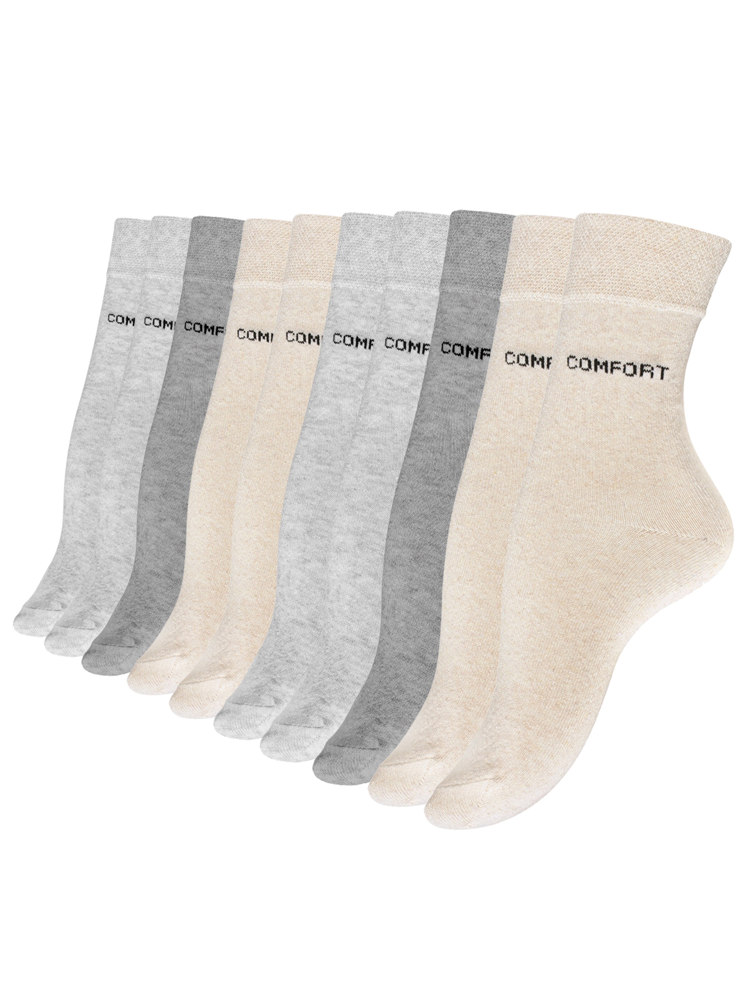 Cotton Prime Socken in Beige: Vorderseite