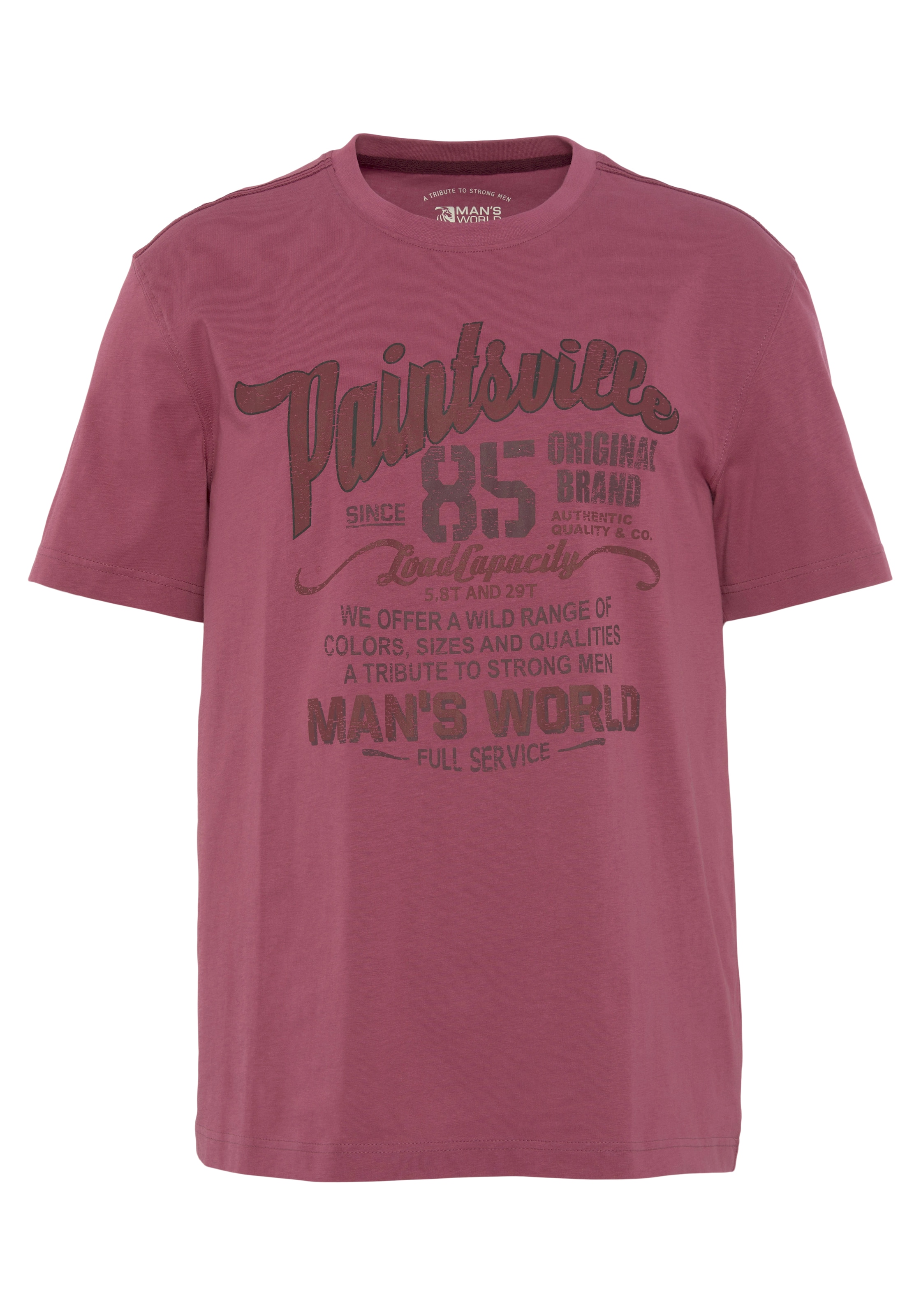Man's World Shirt in Purple: front