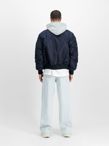 ALPHA INDUSTRIES Between-Season Jacket 'MA-1 D-Tec' in Blue