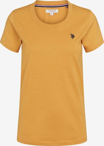 U.S. POLO ASSN. T-Shirt 'Amy' in Gelb: Vorderseite