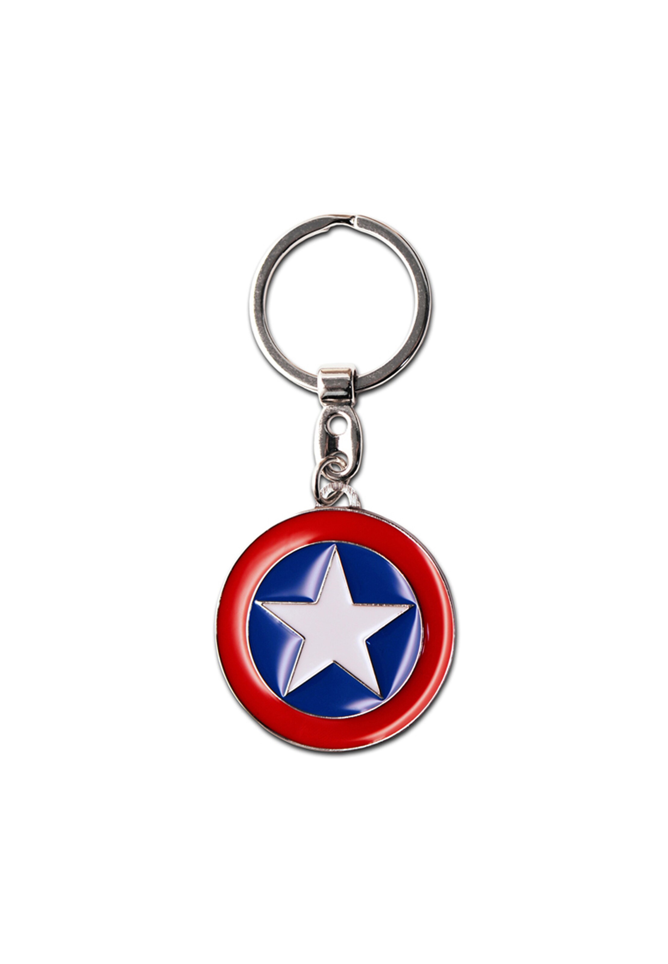 LOGOSHIRT Key ring in Blue: front