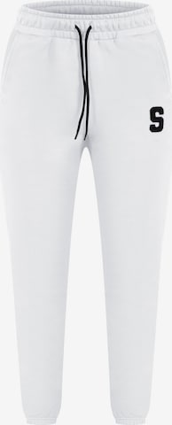 Smilodox Tapered Broek 'Rylanda' in Grijs: voorkant