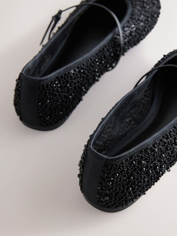 Next Балетки с ремешком 'Forever Comfort' в Черный