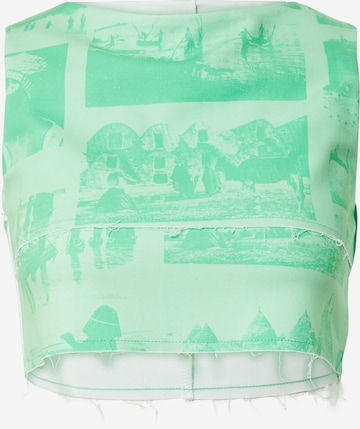 žalia Rebirth Studios Palaidinė be rankovių 'Pamela': priekis