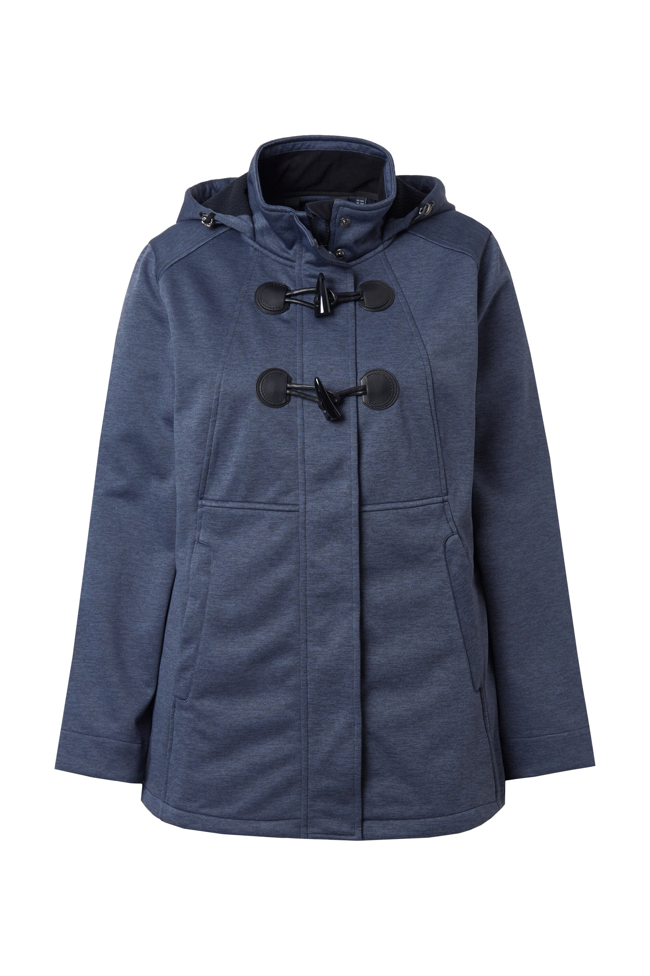 Ulla Popken Softshelljacke in Blau: Vorderseite