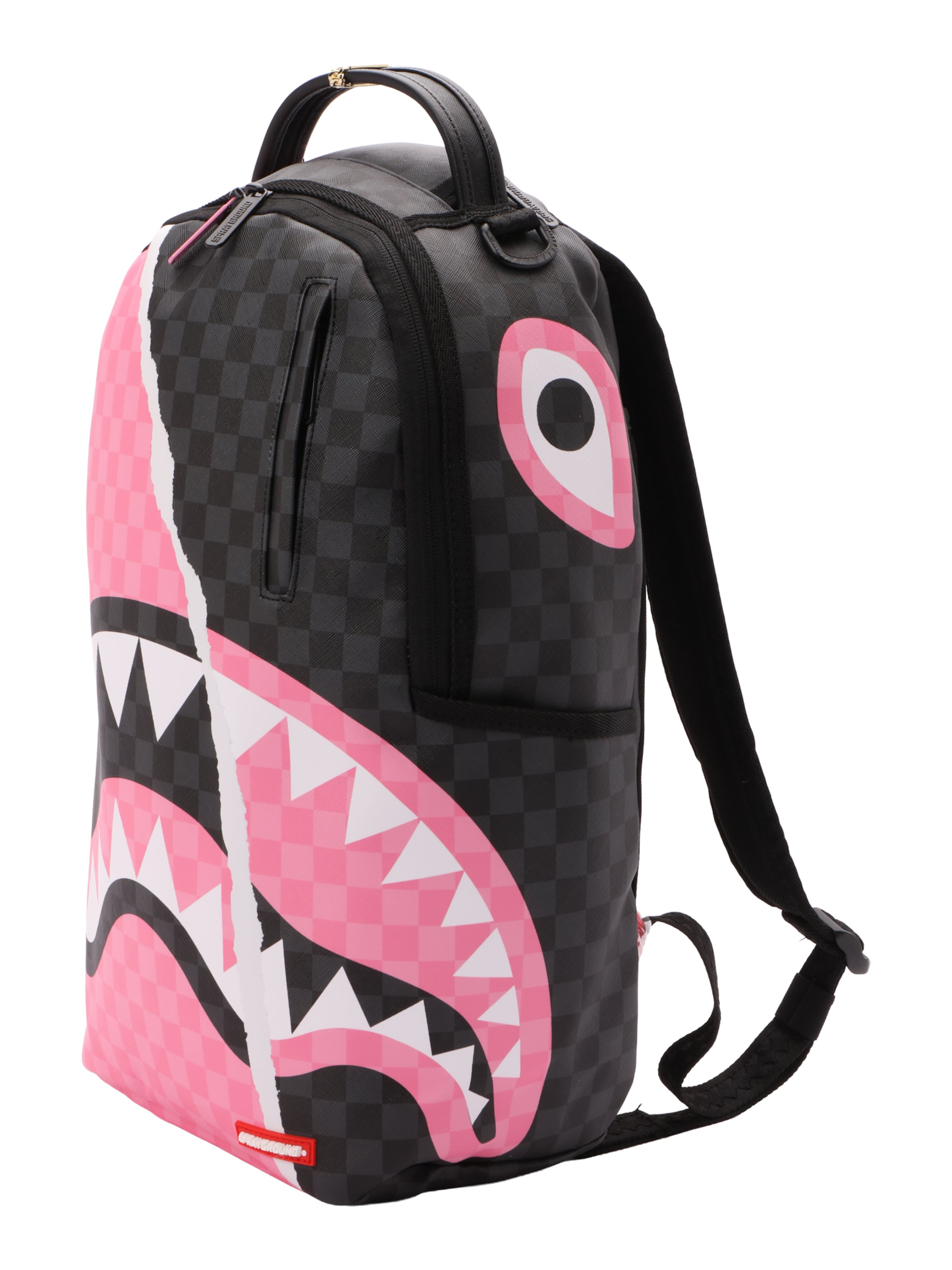Sprayground Backpack 'PINK AND BLACK TEAR SIP' in Mixed colors