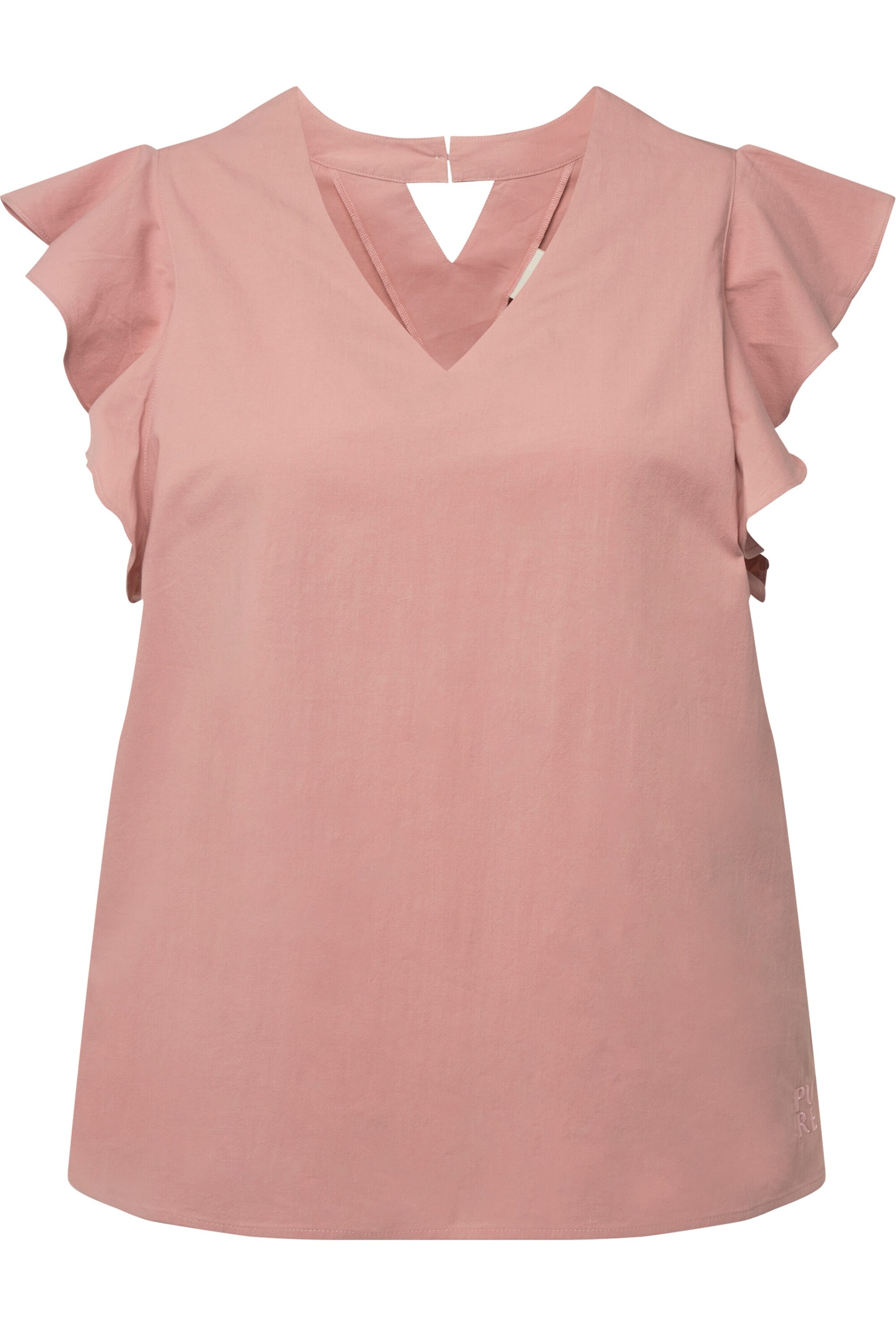 Ulla Popken Bluse in Pink: Vorderseite