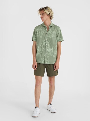 O'NEILL - Ajuste regular Camisa 'Mix & Match Floral' en verde