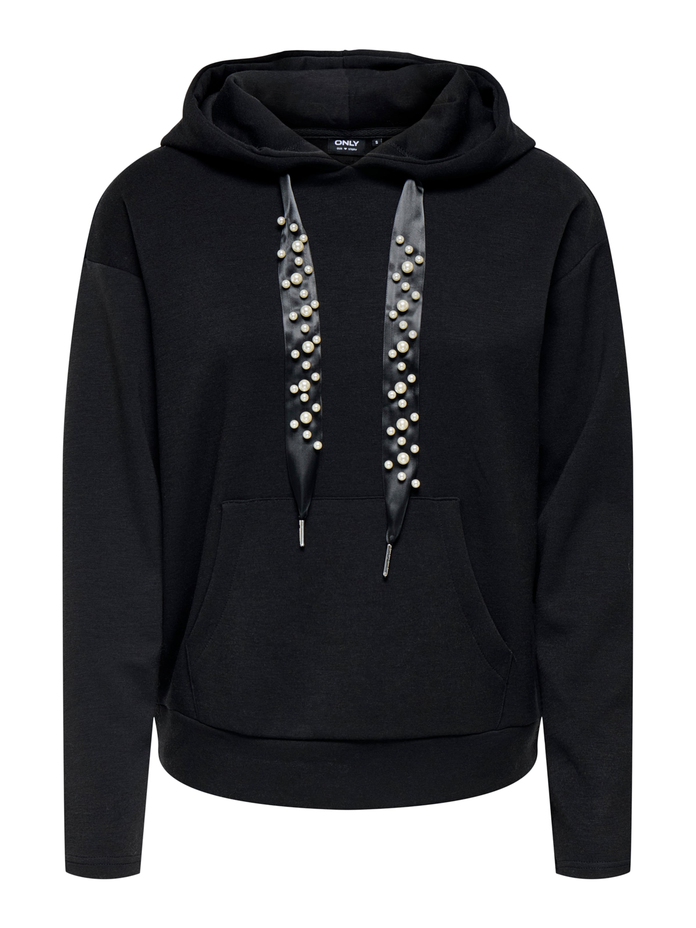 ONLY Μπλούζα φούτερ 'ONLFANCY' σε μαύρο: μπροστά