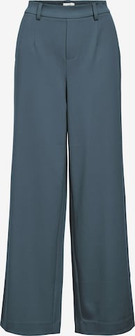 OBJECTWide Leg/ Široke nogavice Hlače s naborima 'OBJLisa' - plava boja: prednji dio
