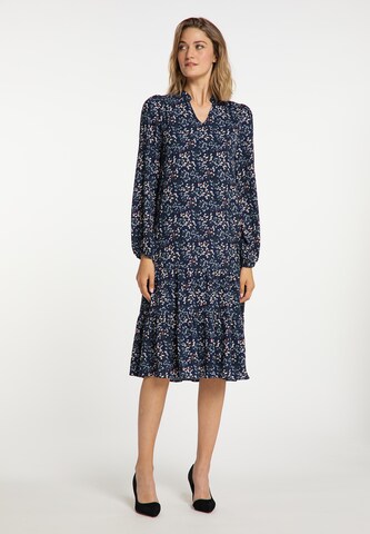 Usha Shirt Dress in Blue