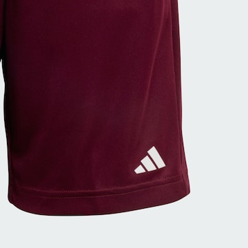 ADIDAS SPORTSWEAR Regular Sportbroek 'Essentials' in Rood