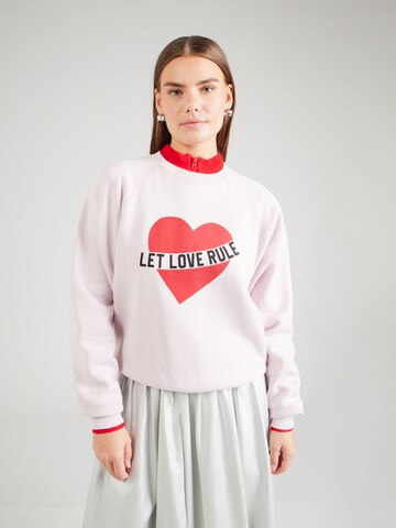 CATWALK JUNKIE Sweatshirt in Pink: front