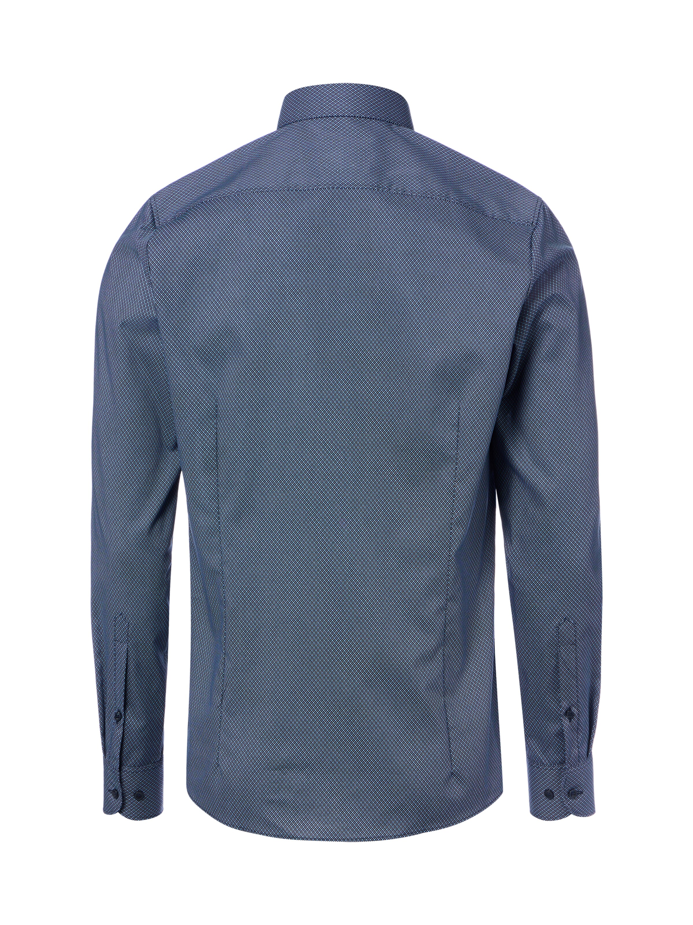 Finshley & Harding Slim fit Button Up Shirt in Blue