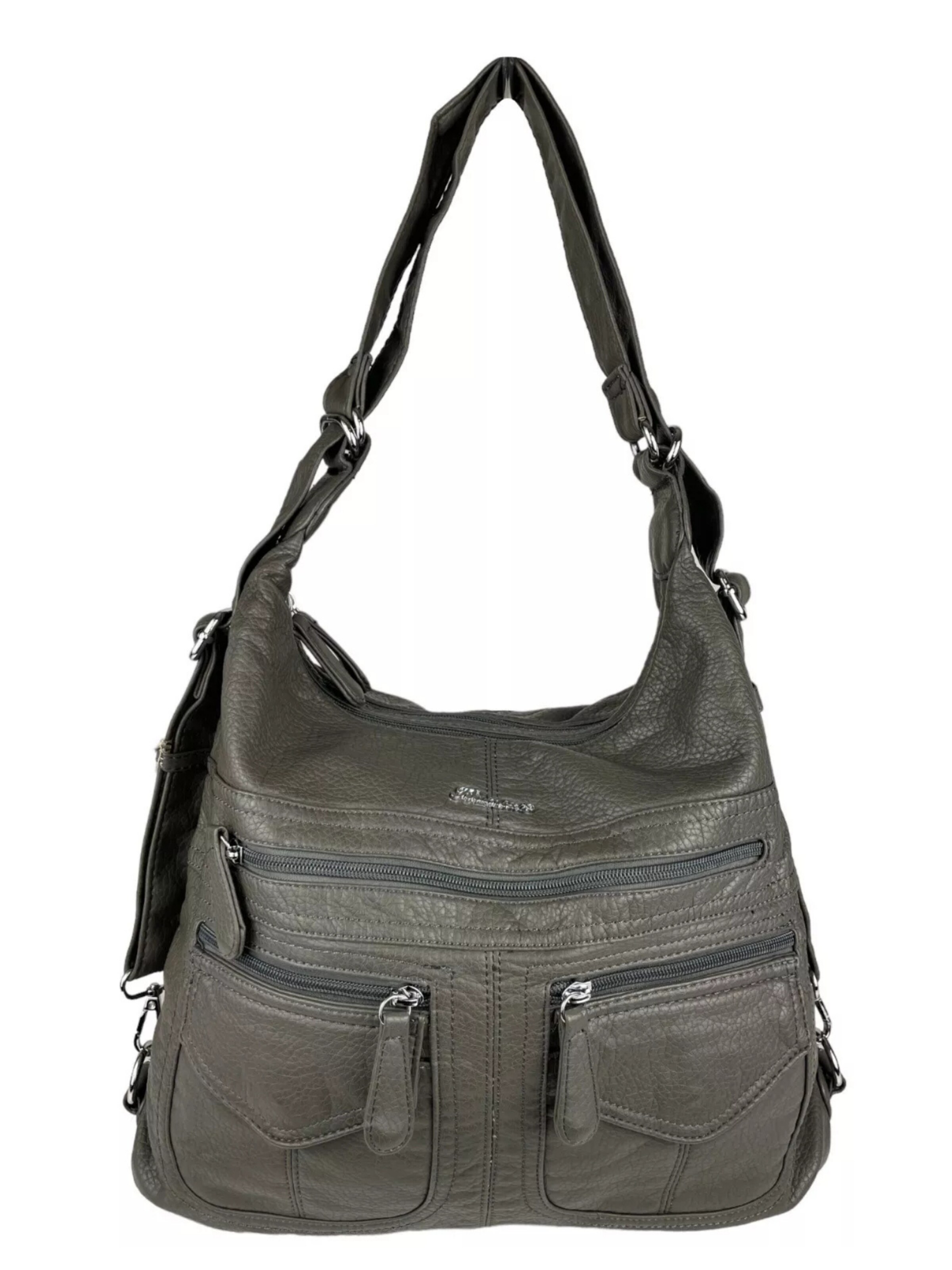 Kumixi Rucksack '2in1 Rucksacktasche'‌‌‌ in Grau