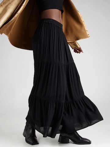 PIECES Spódnica 'MILLE' w kolorze czarny