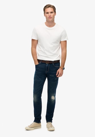 Coupe slim Jean Superdry en bleu