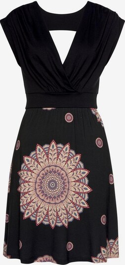 BEACH TIME Strandklänning 'Mandala' i blandade färger / svart, Produktvy