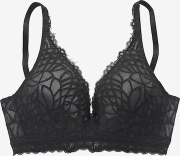 LASCANA Rinnahoidja, värv must: eest vaates