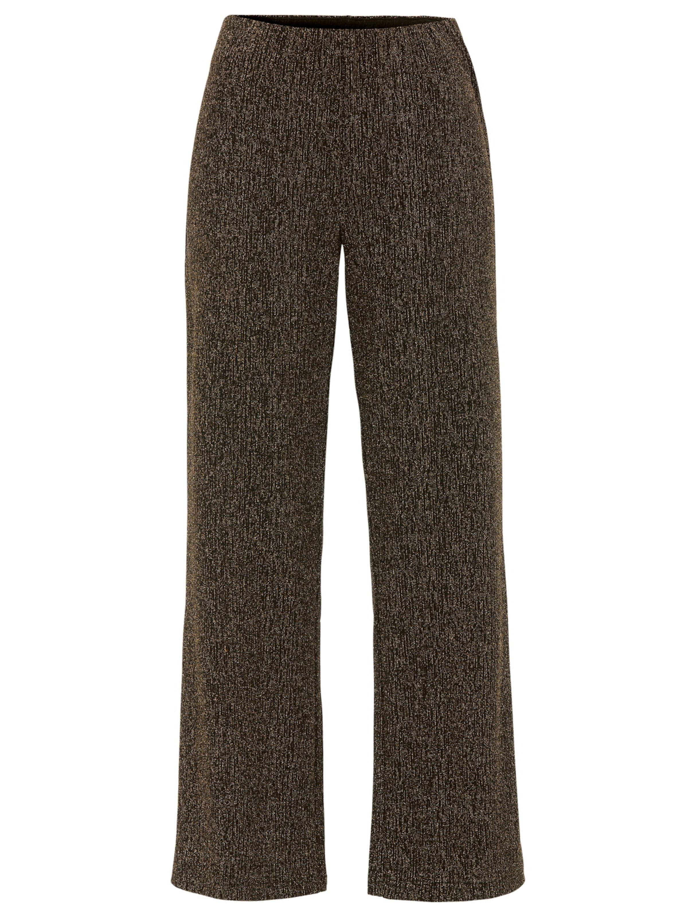 Cellbes of Sweden Wide leg Broek in Zwart: voorkant