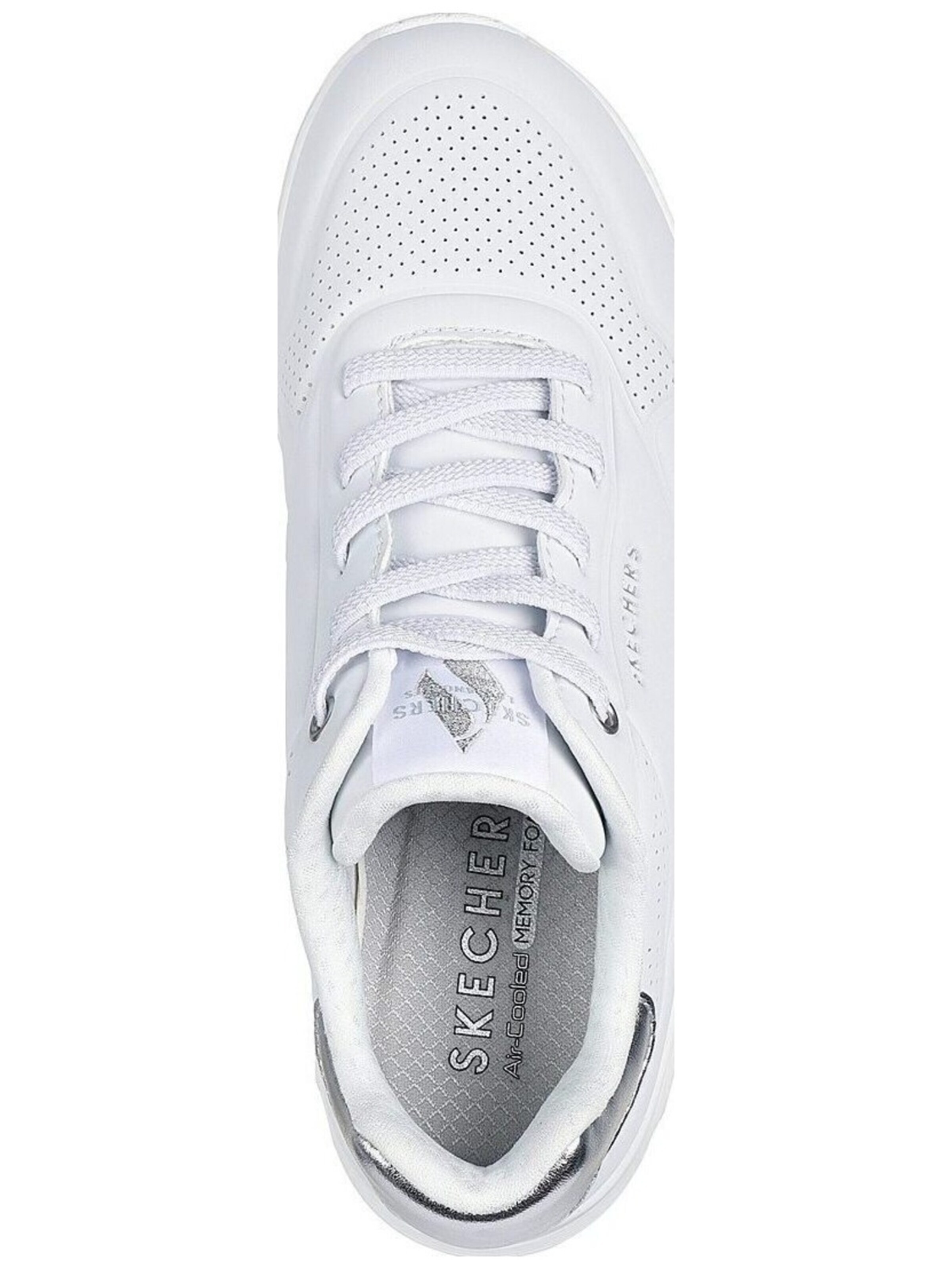 SKECHERS Platform trainers 'Skechers Uno-Shimmer Away' in White