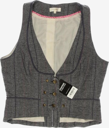 Cream Vest in M in Grey: front