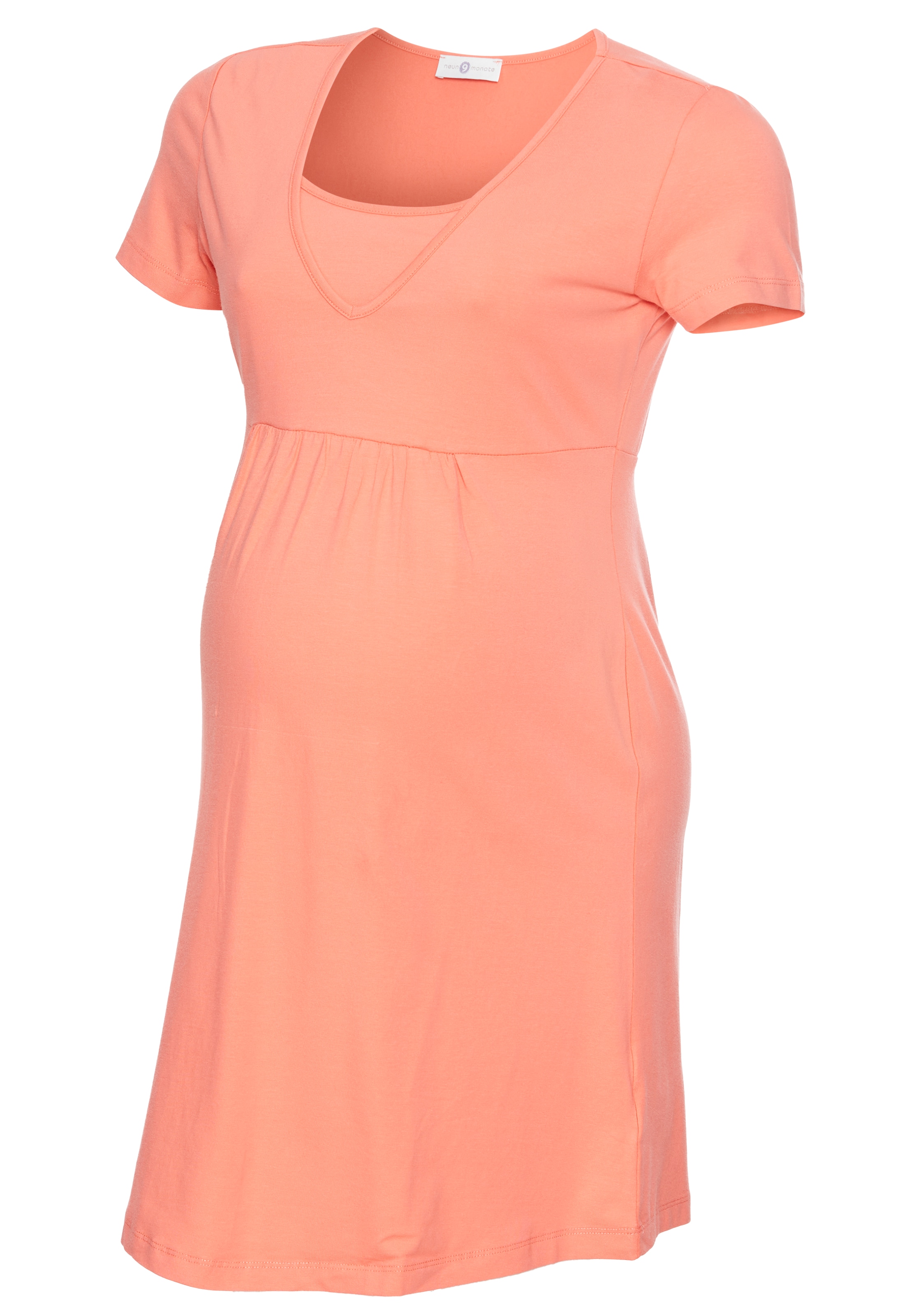 Neun Monate Kleid in Orange: Vorderseite