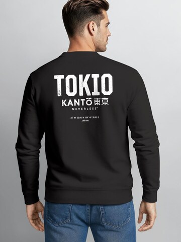 Neverless Sweatshirt 'Tokio' in Black