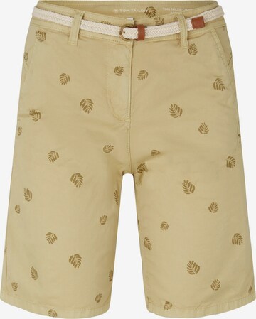 Pantaloni chino di TOM TAILOR in beige: frontale