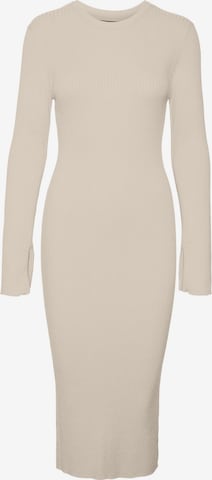 VERO MODA Knitted dress 'GOLD' in Beige: front