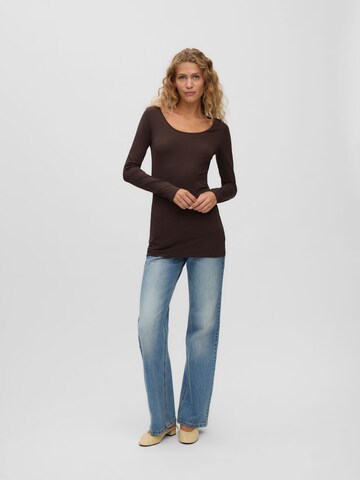 VERO MODA Shirt 'VMMaxi' in Bruin