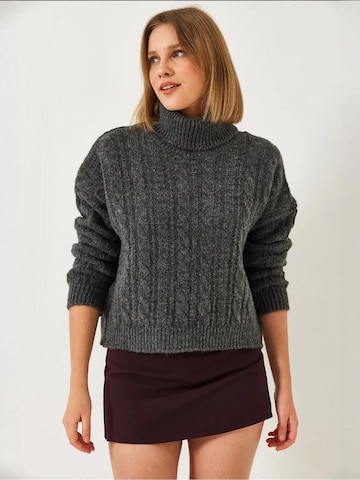 Bianco Lucci Sweter w kolorze szary