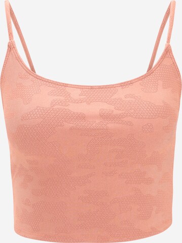 Onzie Sports Top 'Belle' in Orange: front