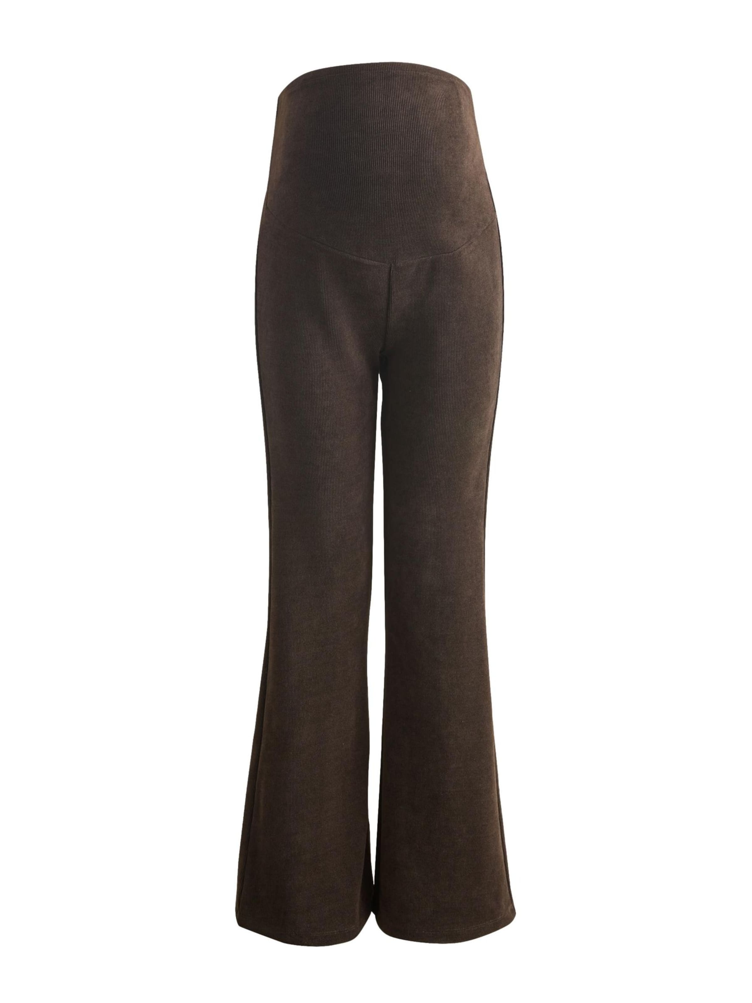 Next Flared Broek in Bruin: voorkant