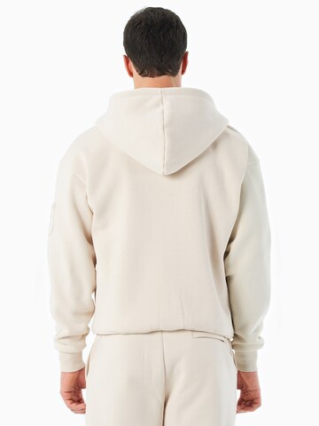 Organication Sweatjacke in Weiß