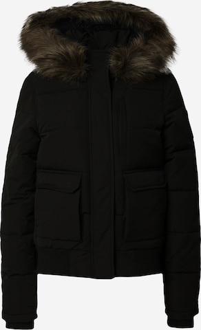 Veste d’hiver 'Everest' Superdry en noir : devant