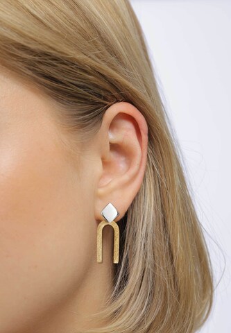 ELLI Earrings in Gold: front