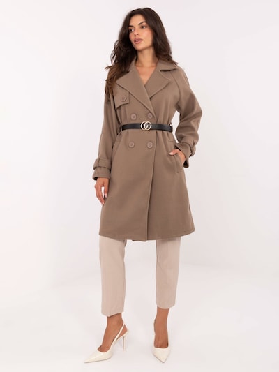 Madnezz House Between-Seasons Coat 'FL5712.84' in Dark beige, Item view