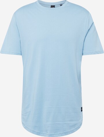 Only & Sons Regular Fit T-Shirt 'MATT' in Blau: predná strana